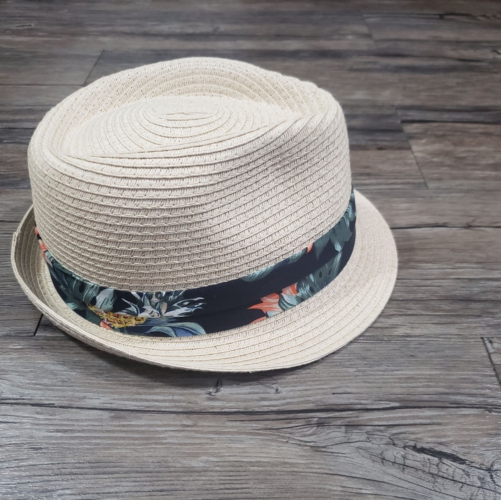 Cremieux fedora paper straw hat